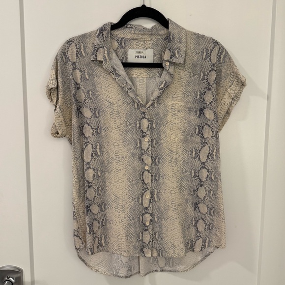 pistola Tops - Pistola Snakeskin Top